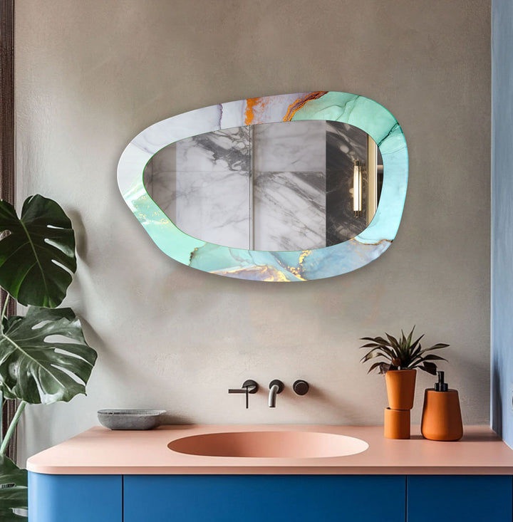 Irregular Shape Decorative Wall Mirror