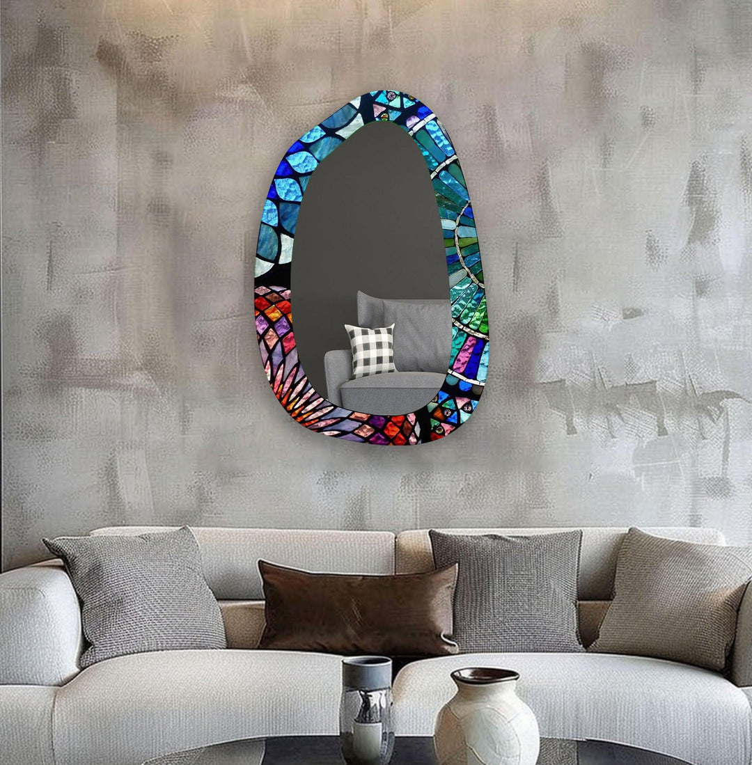 Decorative wall mirror showcasing minimalist elegance for a timeless addition to any room
