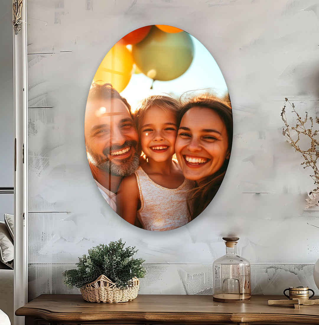 Asymmetric Oval Custom Photo Prints