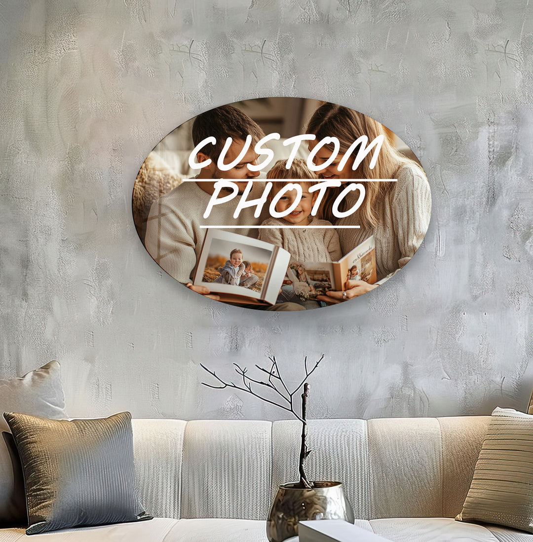 Asymmetric Oval Custom Photo Prints