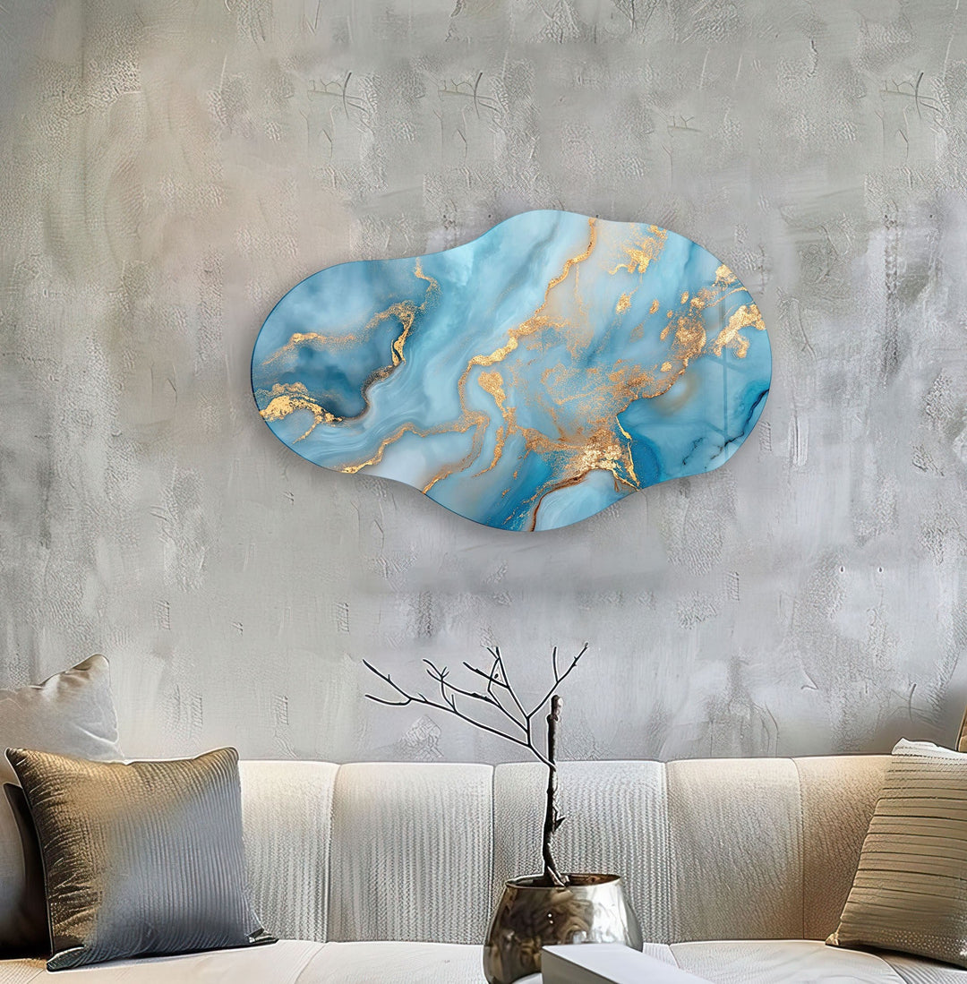 Blue Marble Large Glass Wall Art large glass photo prints, glass wall photos