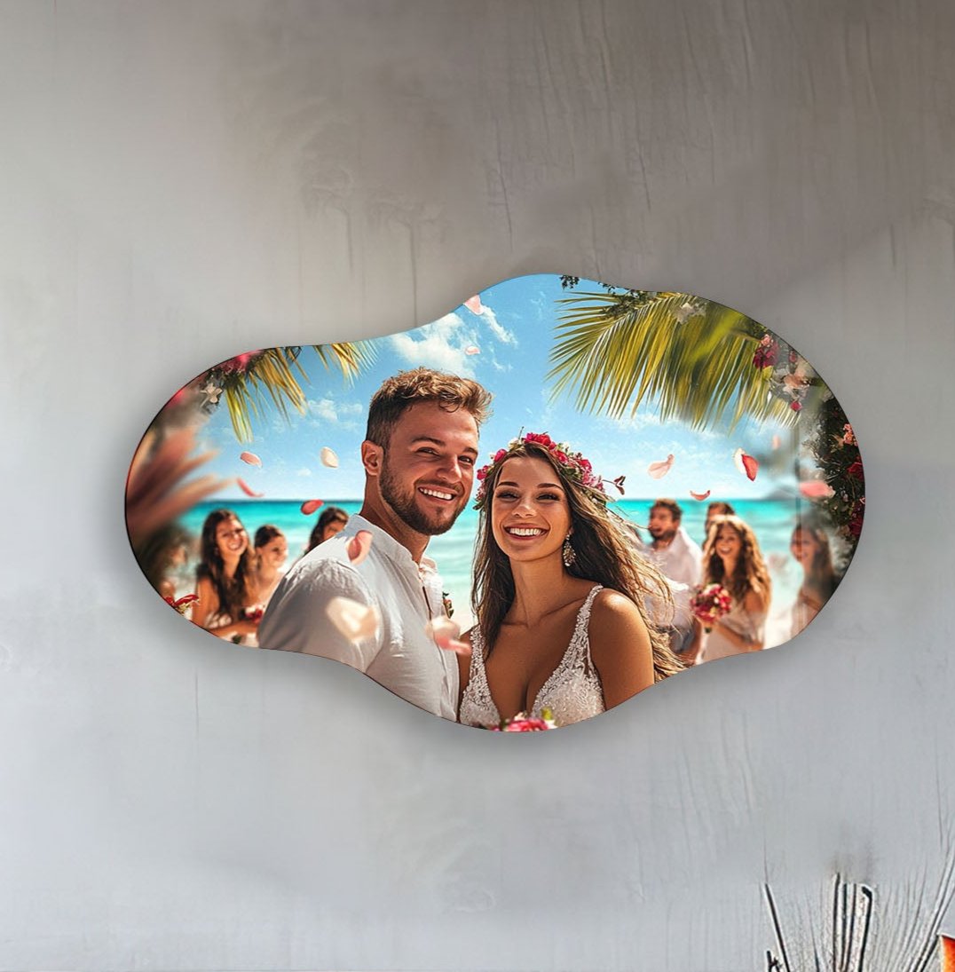 Irregular Oval Wall Art Personalized