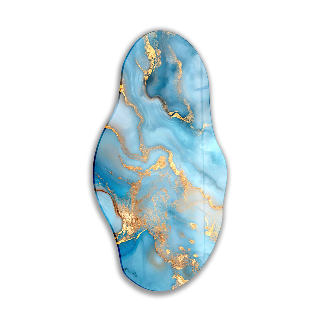 Blue Marble Large Glass Wall Art photo print on glass, prints on glass wall art