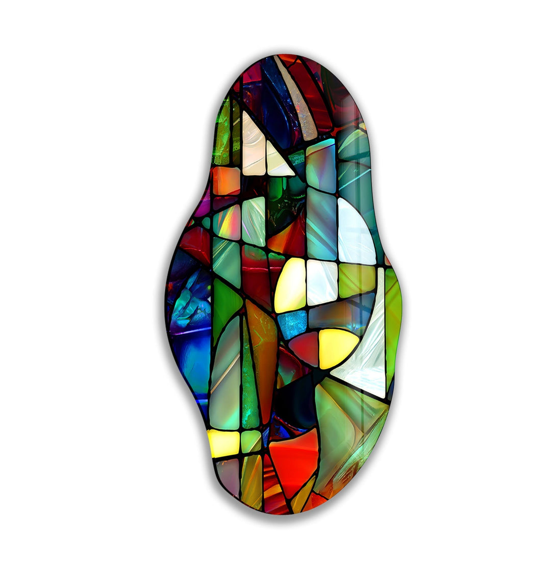 Colorful Modern Stained Glass Wall Art  art glass wall art, glass wall art pictures