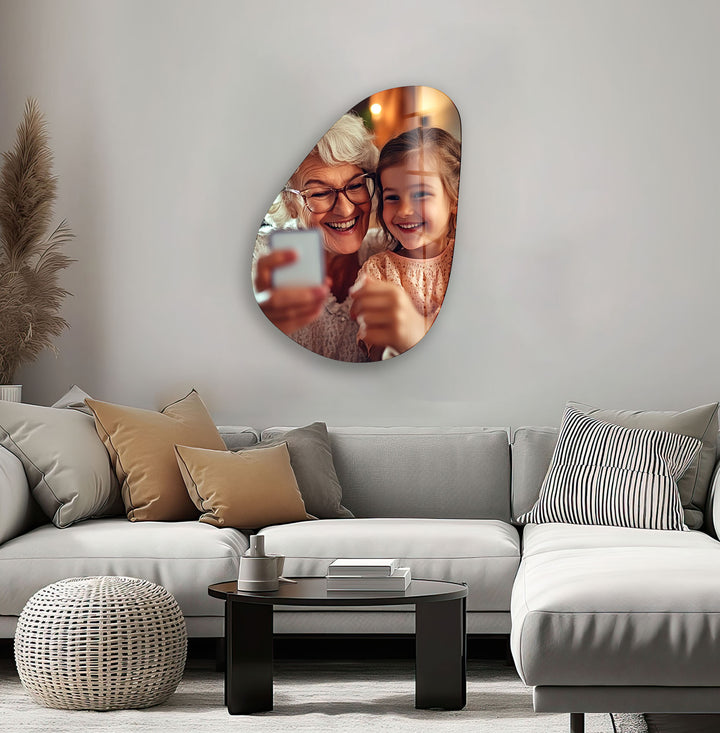 Asymmetrical Oval Custom Photo Prints