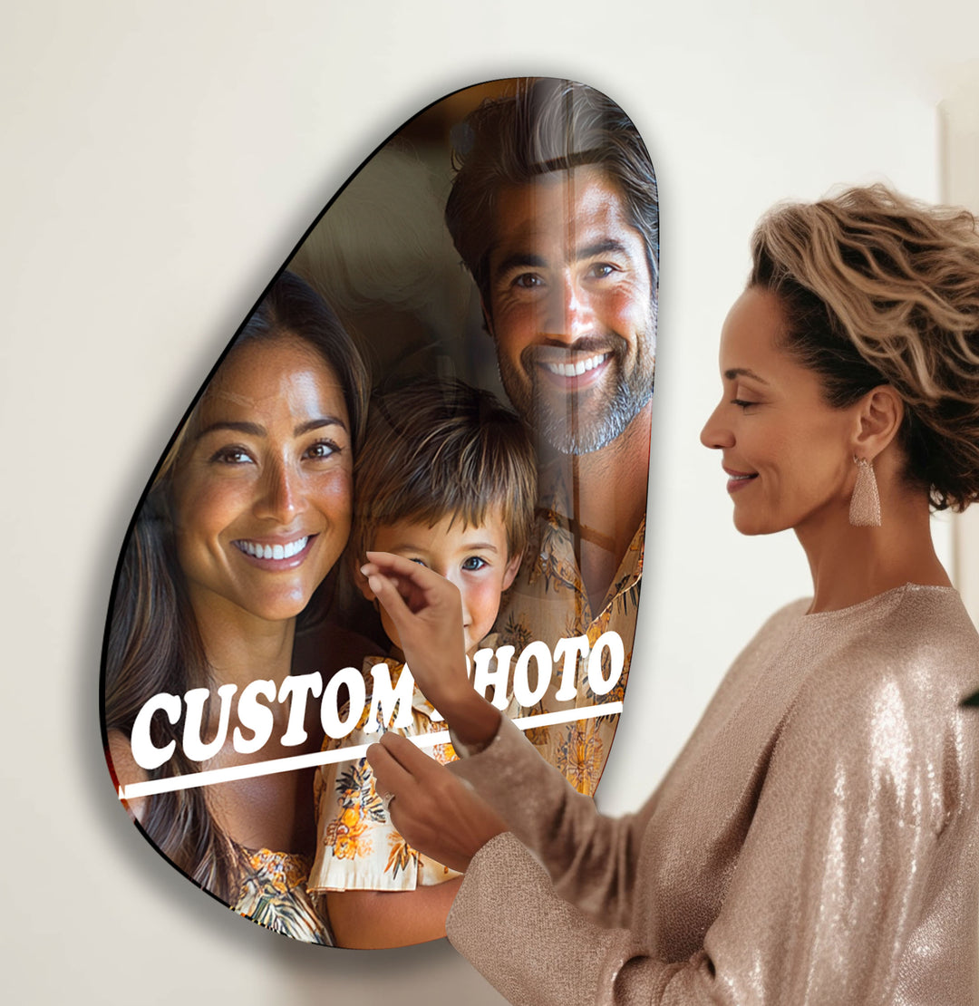 Asymmetrical Oval Custom Photo Prints