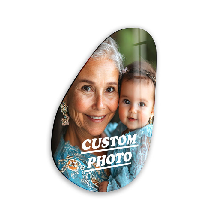 Asymmetrical Oval Custom Photo Prints