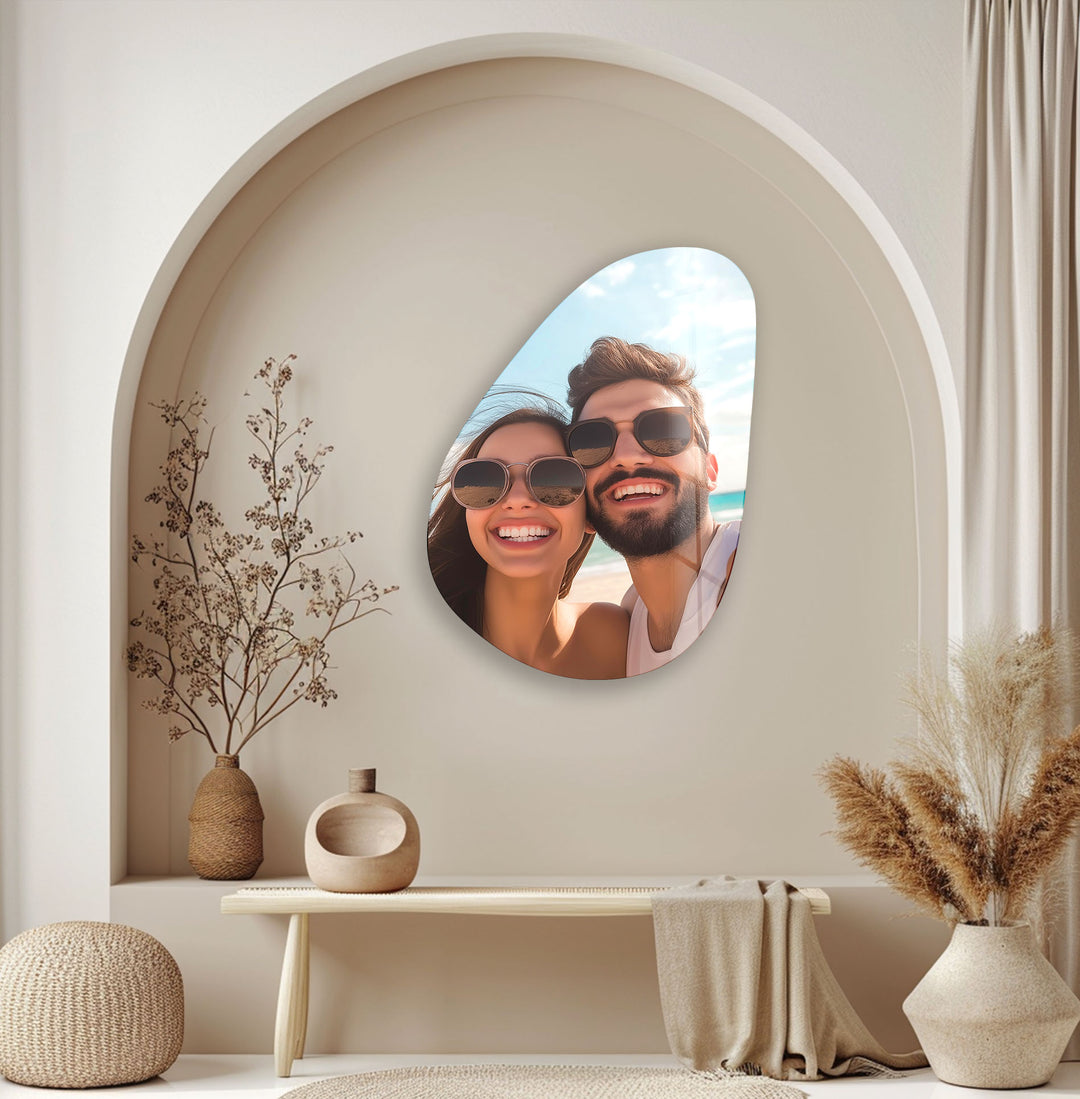 Asymmetrical Oval Custom Photo Prints