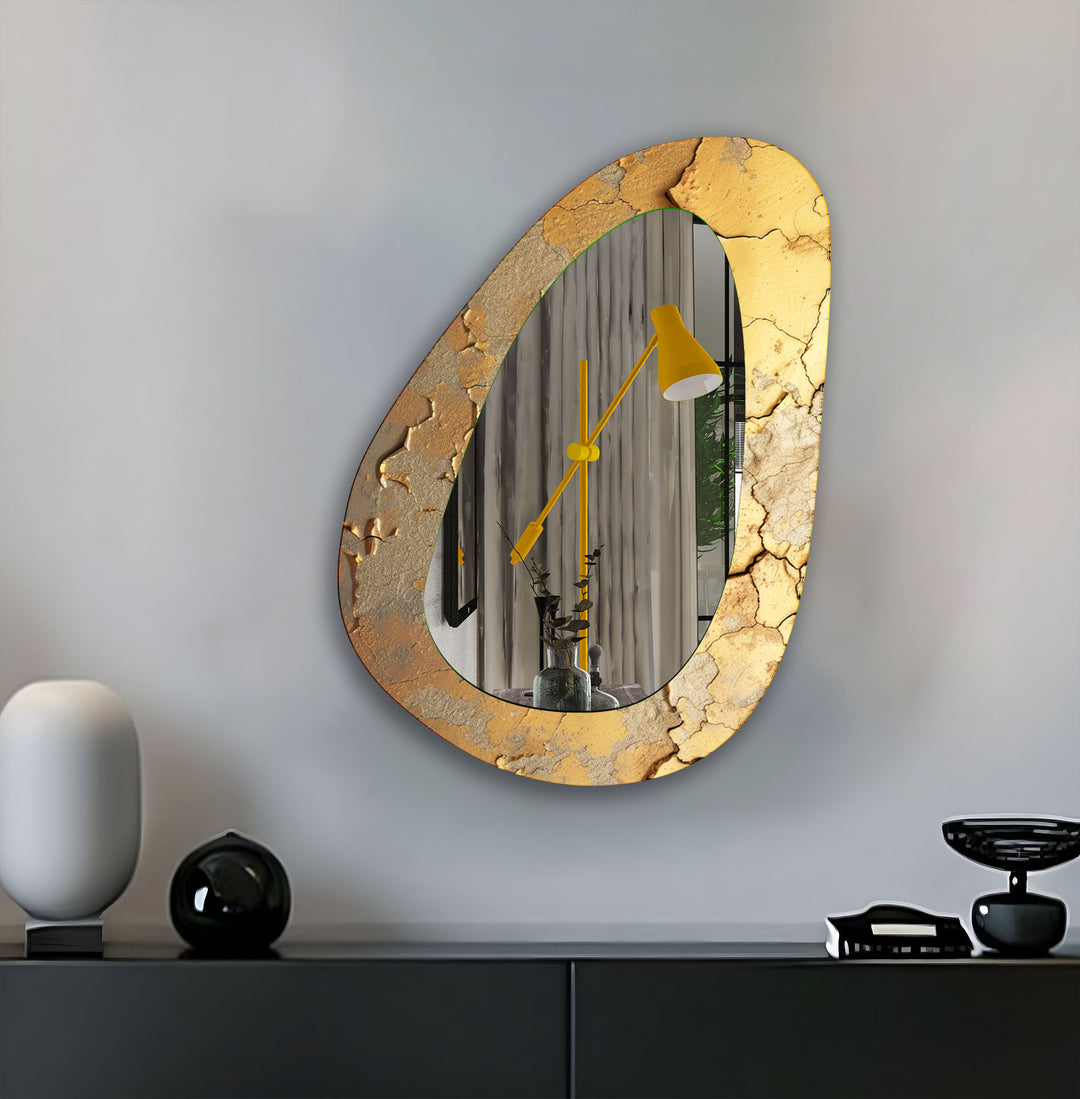 Gold Marble Wall Mirror