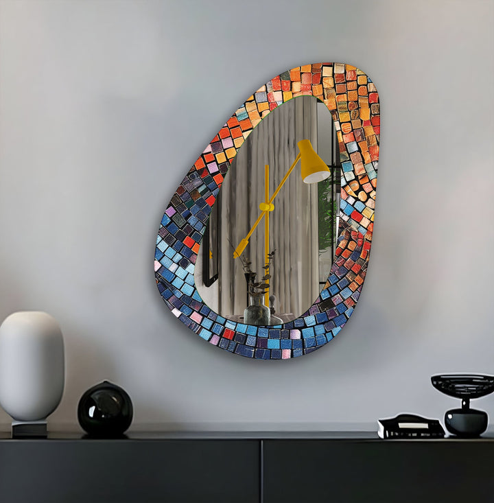 Colorful Mosaic Wall Mirror