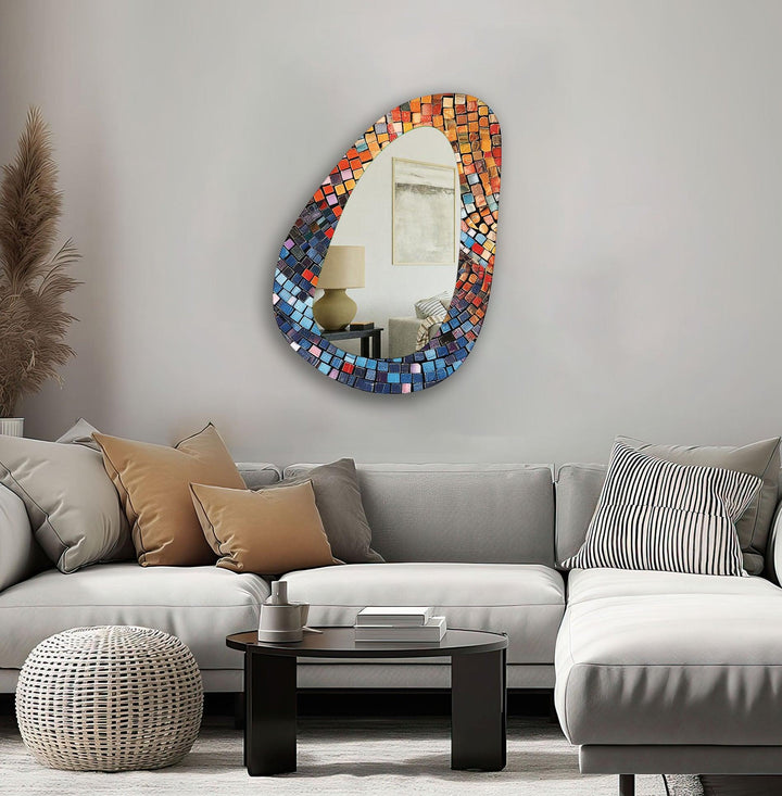 Colorful Mosaic Wall Mirror