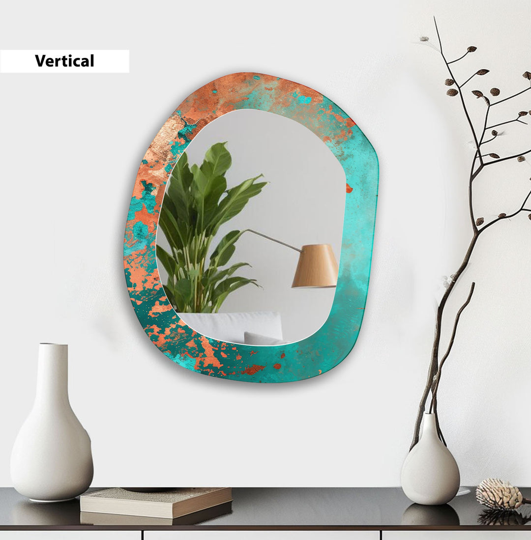 Green Marble Wall Mirror