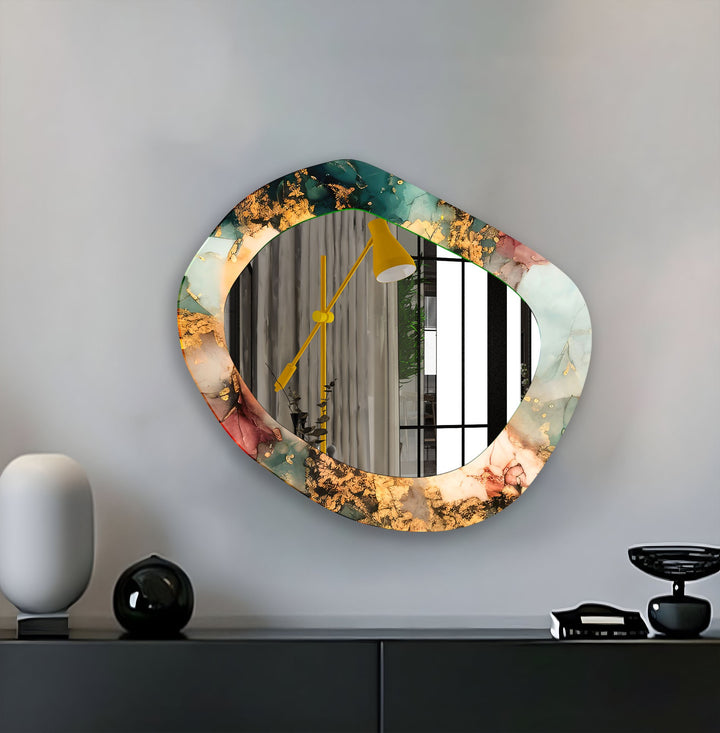 Color Abstract  Living Room Wall Mirror