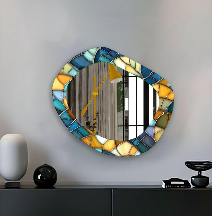 Stained Wall Mirror