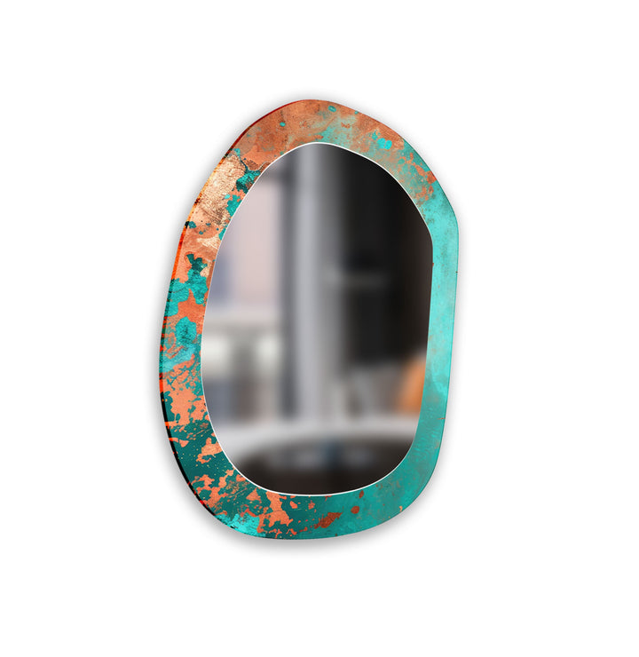 Green Marble Wall Mirror