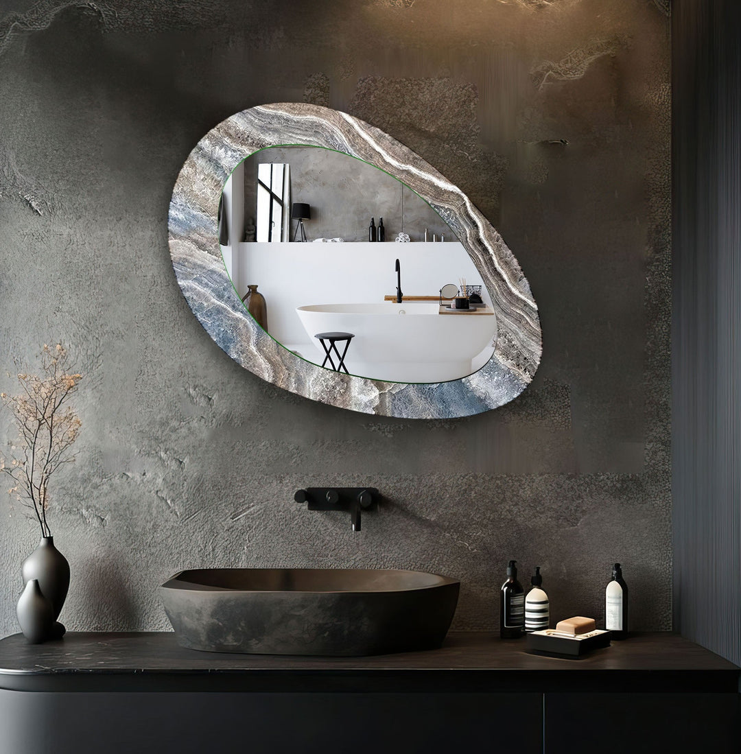 Stylish wall mirrors designed with sleek frames to elevate the aesthetic of any room
