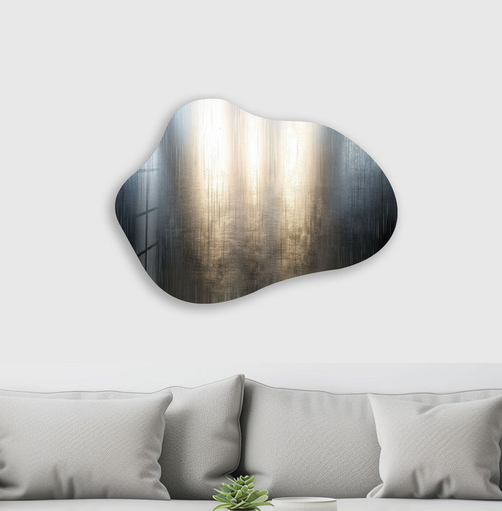 Silver Elegant Glass Wall Art, glass photo prints, glass picture prints
