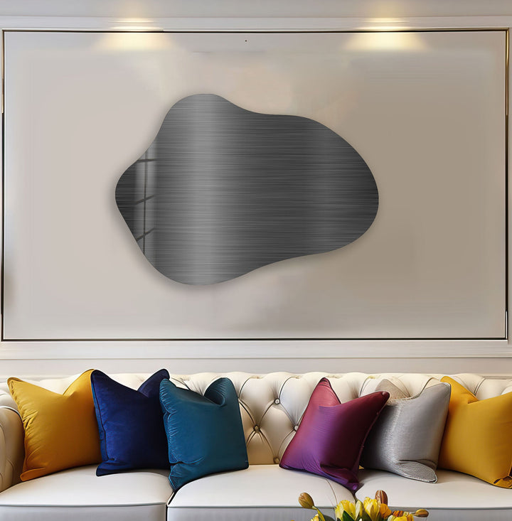 Elegant Gray Glass Wall Art, glass photo prints, glass picture prints
