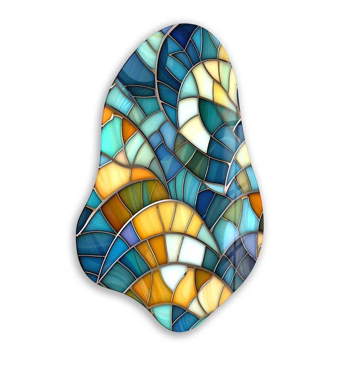 Turquoise Stained Glass Wall Art, art glass wall art, glass wall art pictures
