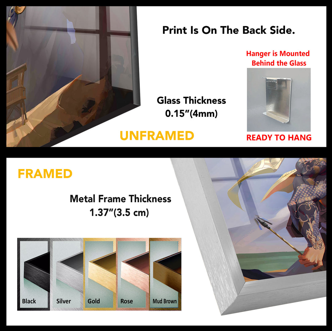 Hanzo Tempered Glass Wall Art - MyPhotoStation