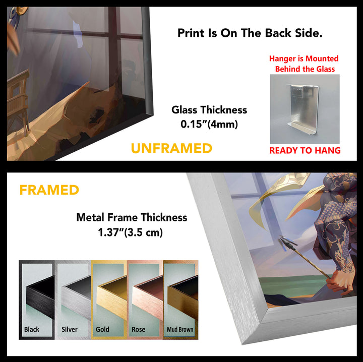 Hanzo Tempered Glass Wall Art - MyPhotoStation