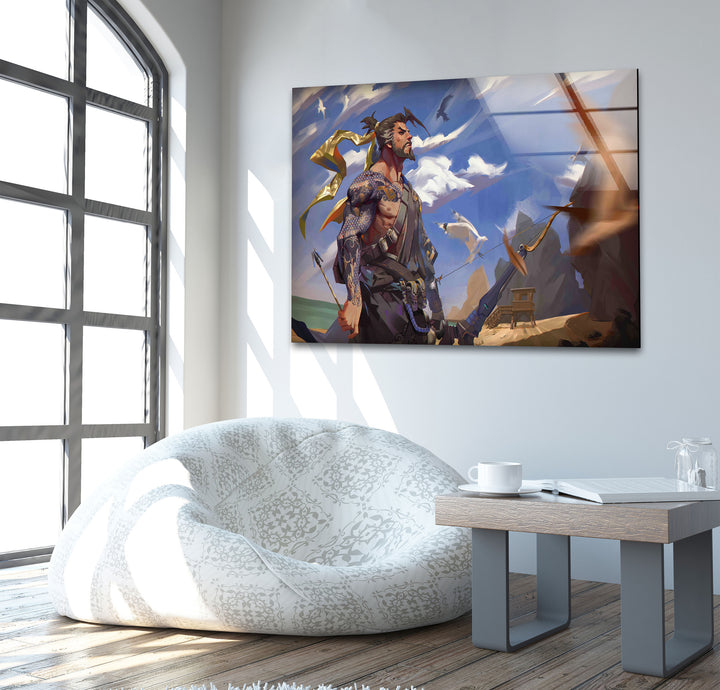 Hanzo Tempered Glass Wall Art