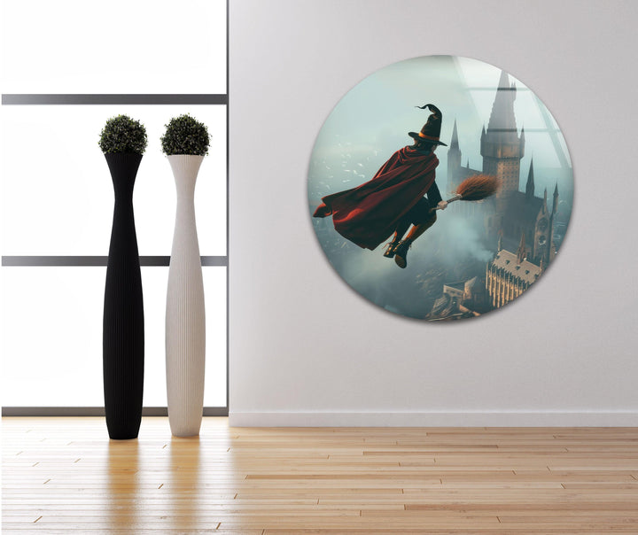 Harry Potter in Hogwarts Glass Photos for Walls