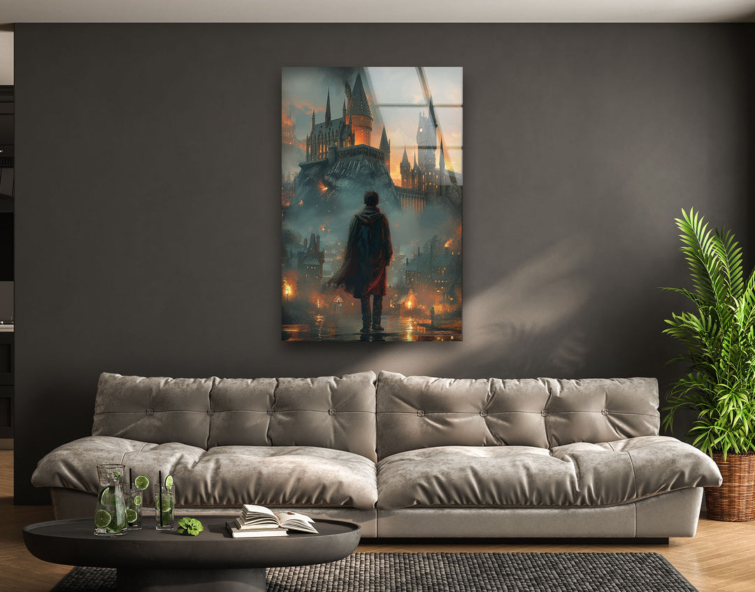 Harry Potter Hogwarts Glass Wall Art, glass photo prints, glass picture prints