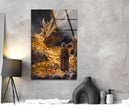 Hobbit Bilbo Baggins and Dragon Tempered Glass Wall Art - MyPhotoStation