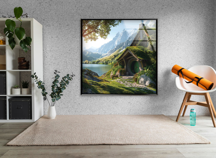 Hobbit Shire Glass Wall Art glass photo prints, glass picture prints