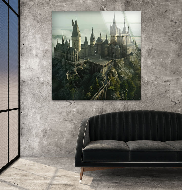 The Magic of Hogwarts Glass Wall Art, art glass wall art, glass wall art pictures