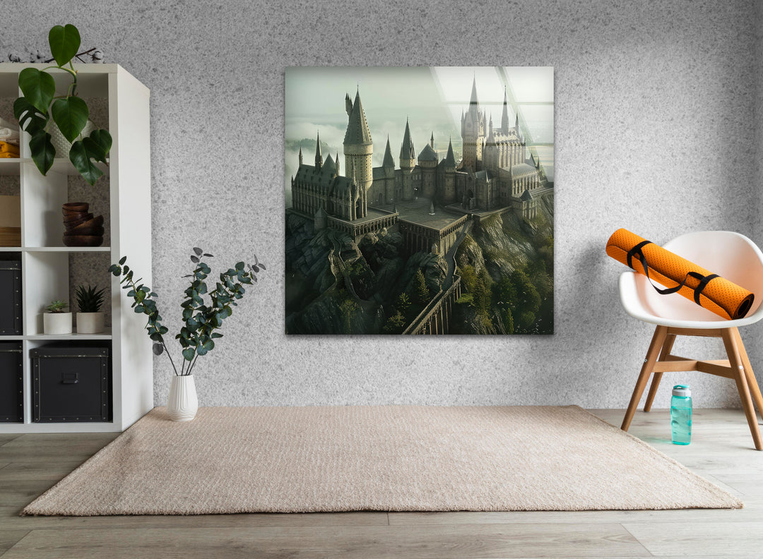 The Magic of Hogwarts Glass Wall Art, glass photo prints, glass picture prints