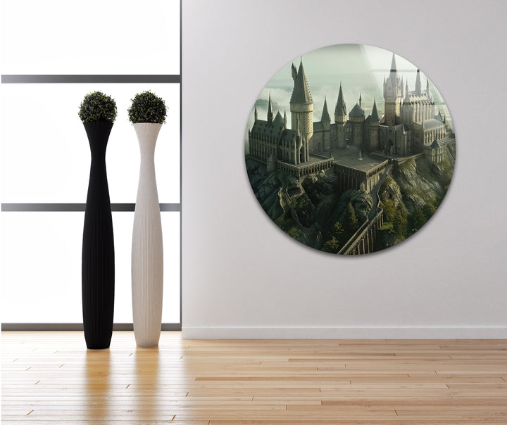 The Magic of Hogwarts Glass Wall Art, glass image printing, glass prints from photos