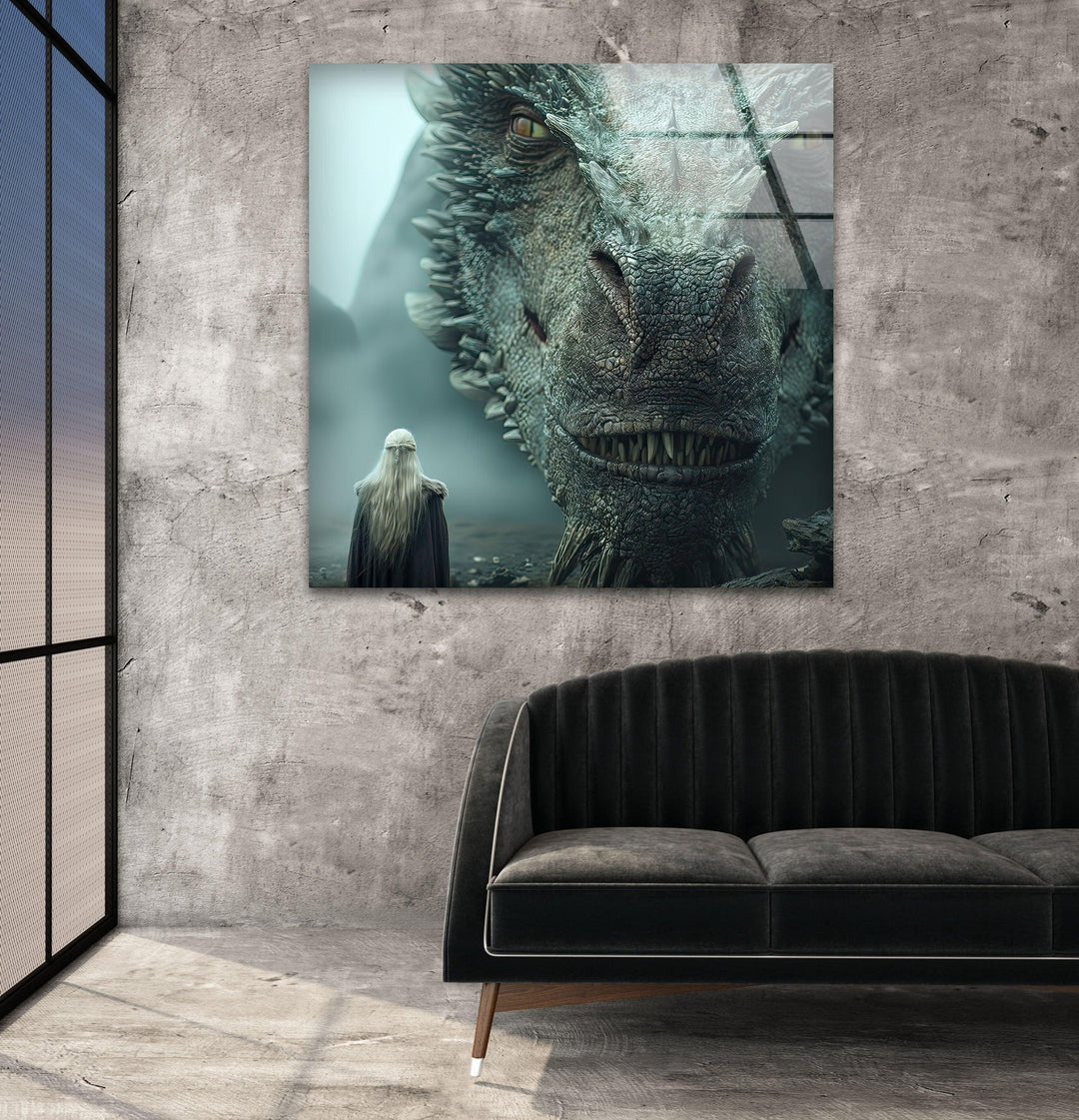 House of Dragon Glass Wall Art glass image printing, glass prints from photos
