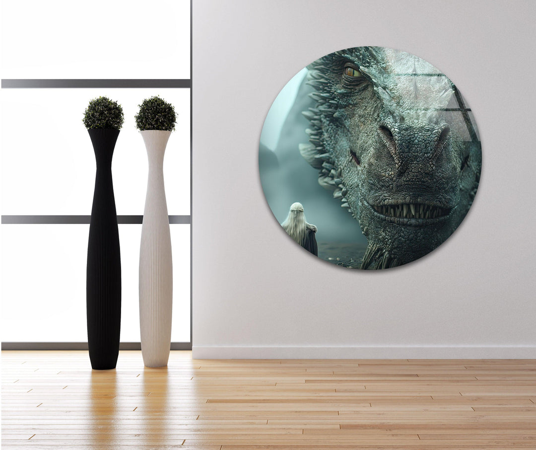 House of Dragon Glass Wall Art glass photo prints, glass picture prints
