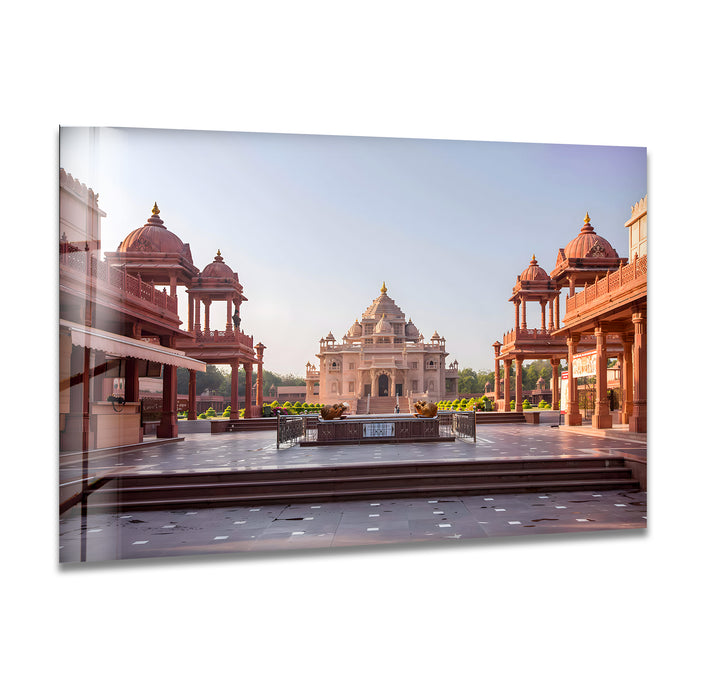 Jaisalmer Cenotaphs: Magnificent Architecture on Glass Wall Art
