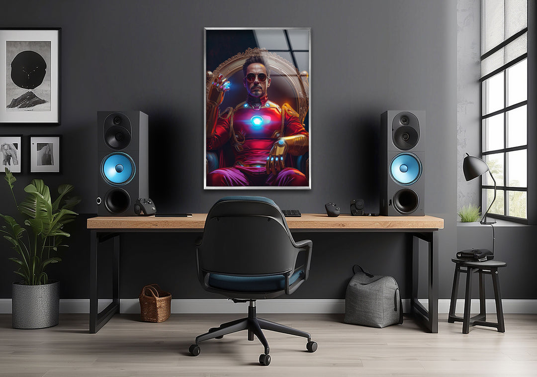 Iron Man Glass Wall Art art glass wall art, glass wall art pictures
