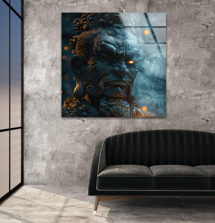 Japanese Buddha Tempered Glass Wall Art - MyPhotoStation