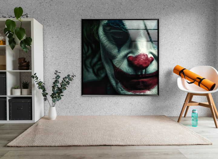 Joker Face Glass Photos for Wall Decor