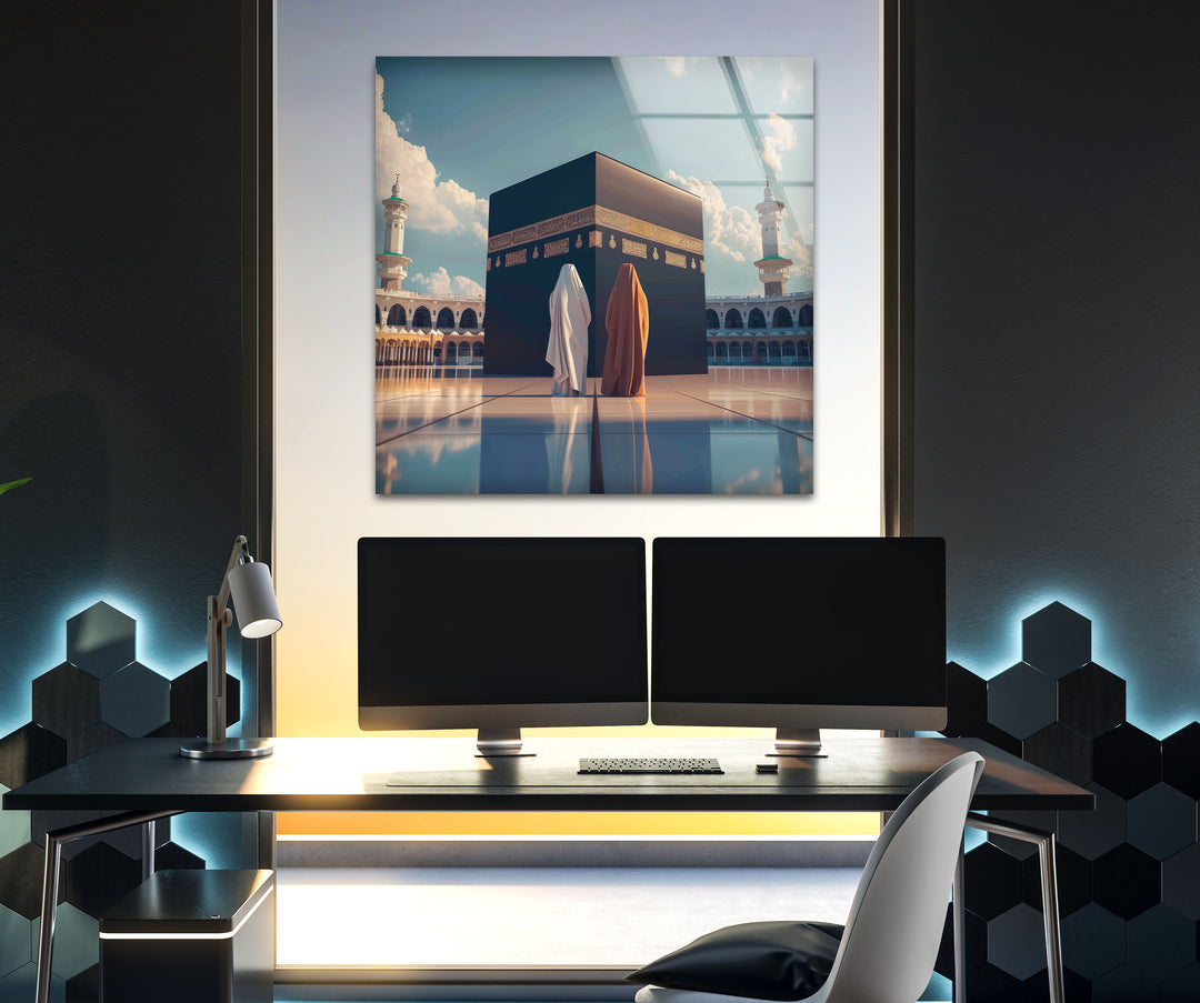 Kaaba Glass Wall Art Decor Ideas