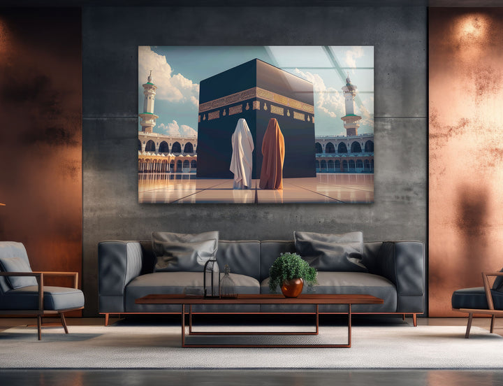 Kaaba Glass Photos for Wall Decor