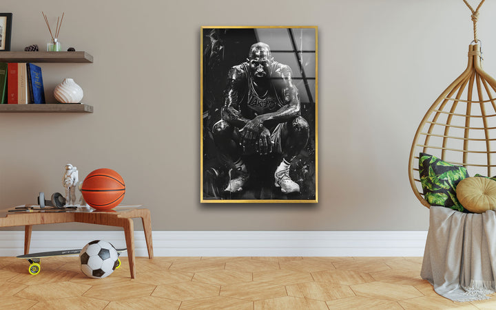 Kobe Bryant Tempered Glass Wall Art - MyPhotoStation