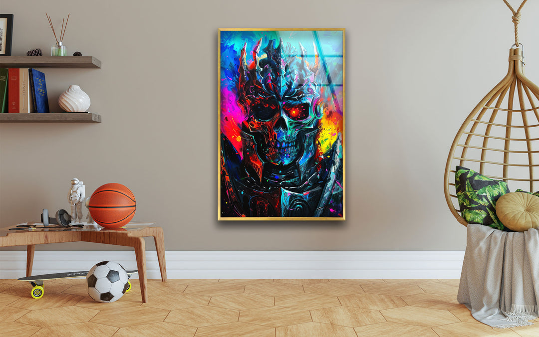 Lich King Glass Wall Art