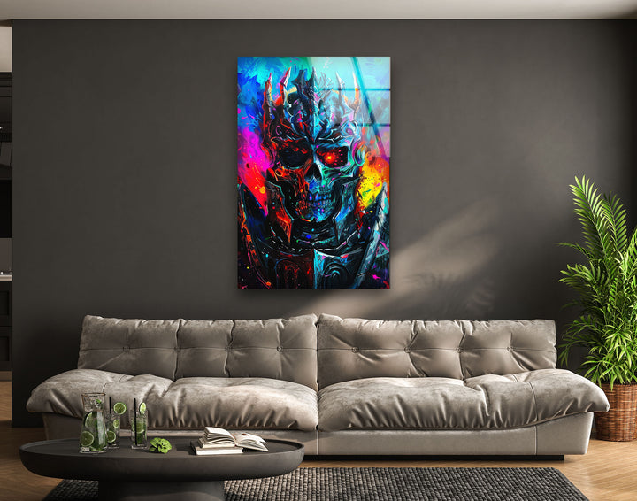 Lich King Glass Wall Art