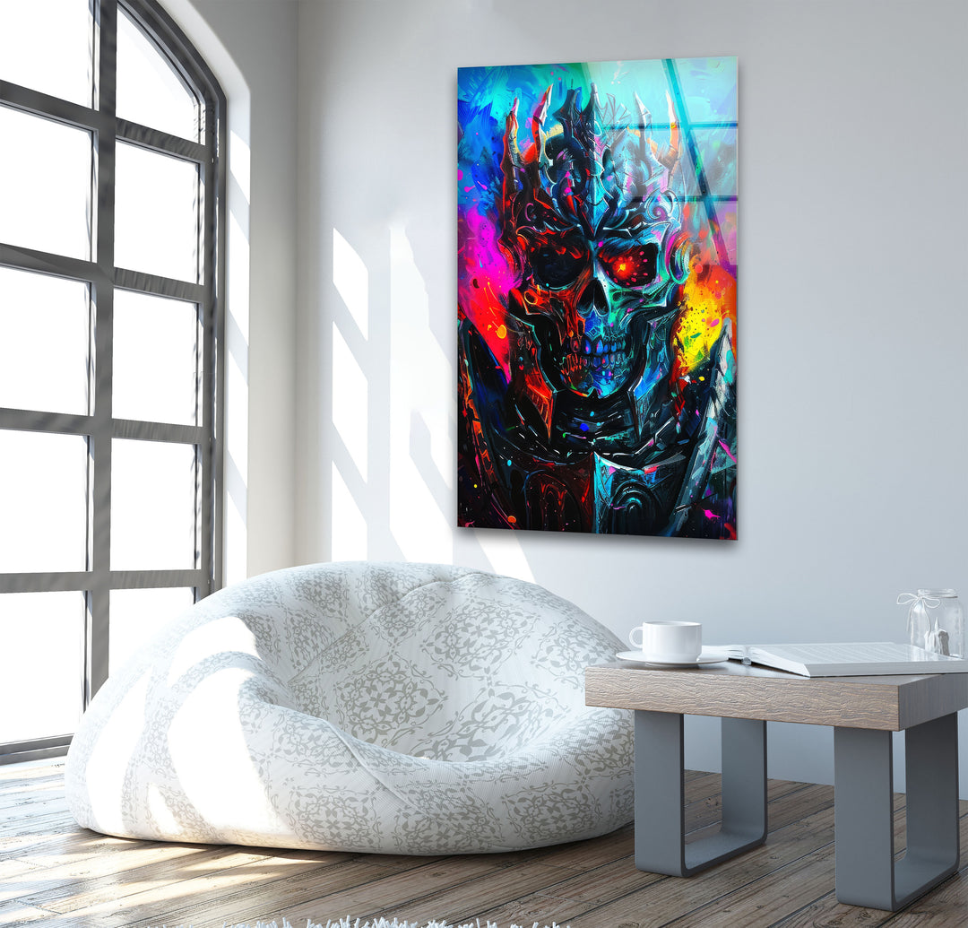 Lich King Glass Wall Art