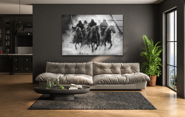 Lord of the Rings Nazguls Glass Wall Art photo print on glass, prints on glass wall art
