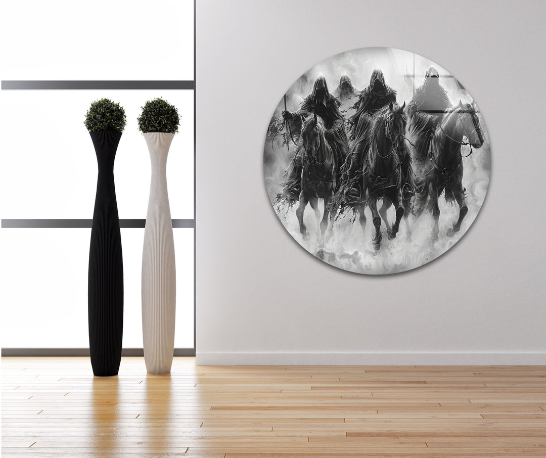 Lord of the Rings Nazguls Glass Wall Art glass wall decor, glass wall art decor
