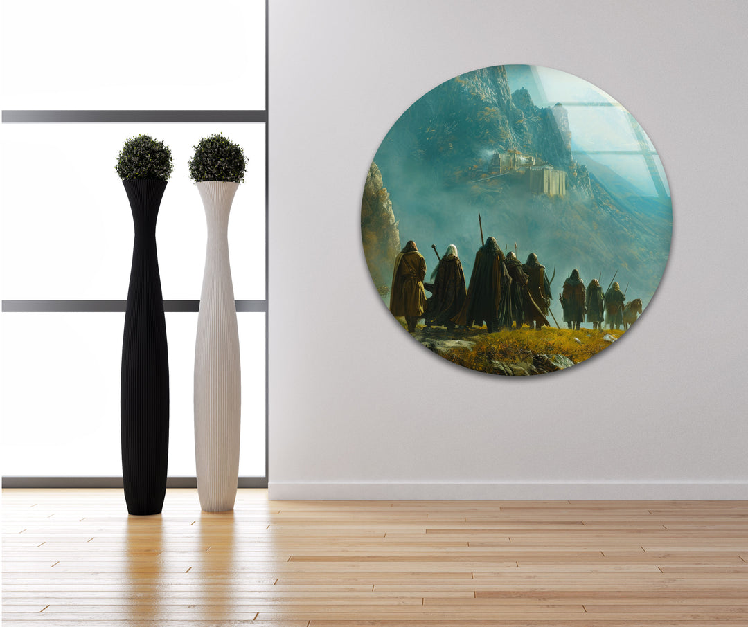 Lord of the Ring Castle Glass Wall Art Glass Printing Wall Art, Print photos on glass
