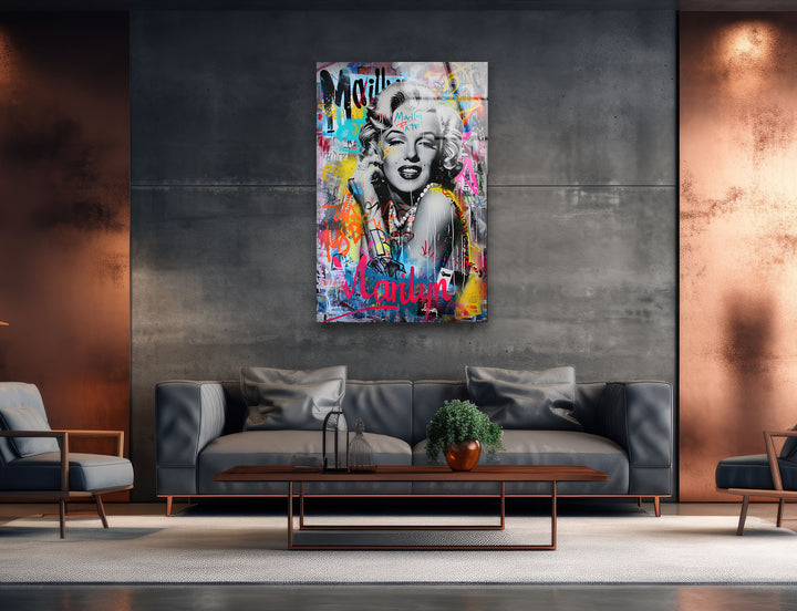 Marilyn Monroe Picture on Glass | Elegant Wall Art