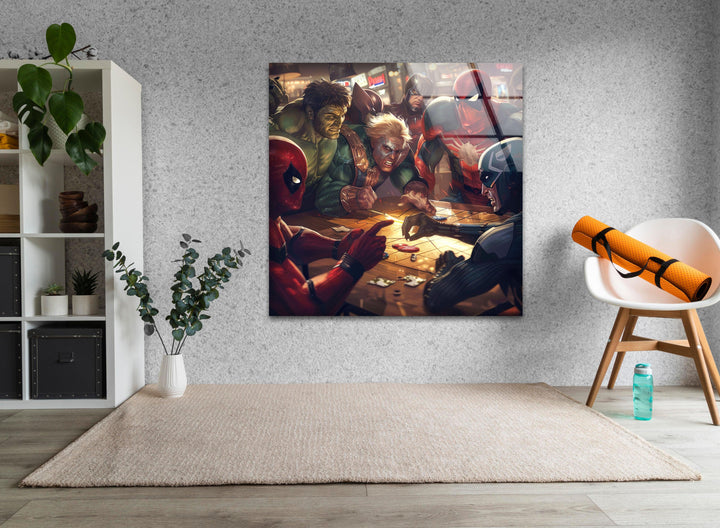 Marvel Avengers Tempered Glass Wall Art - MyPhotoStation